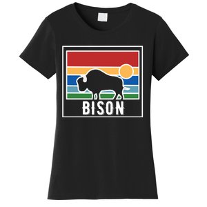 Retro Bison Logo Women's T-Shirt