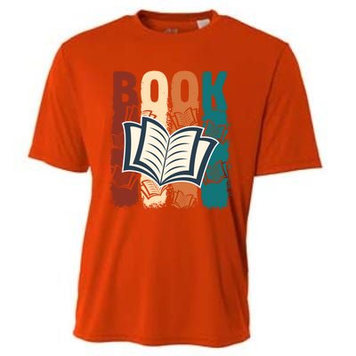 Retro Book Lovers Bookish Bookworm Gift Cooling Performance Crew T-Shirt