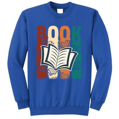 Retro Book Lovers Bookish Bookworm Gift Sweatshirt