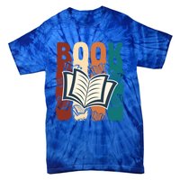 Retro Book Lovers Bookish Bookworm Gift Tie-Dye T-Shirt