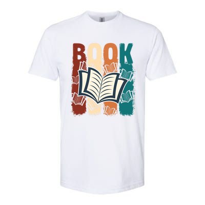 Retro Book Lovers Bookish Bookworm Gift Softstyle® CVC T-Shirt