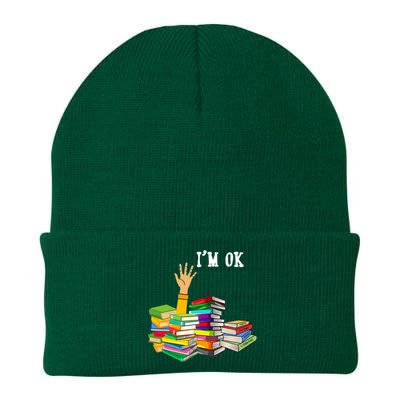 Reading Book Lovers Im Ok National Book Lovers Day Knit Cap Winter Beanie