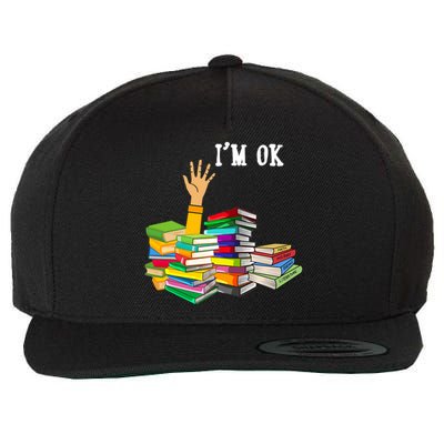 Reading Book Lovers Im Ok National Book Lovers Day Wool Snapback Cap