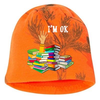 Reading Book Lovers Im Ok National Book Lovers Day Kati - Camo Knit Beanie