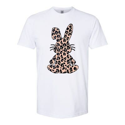 Rabbit Bunny Leopard Pattern Funny Easter Bunny Costume Softstyle® CVC T-Shirt