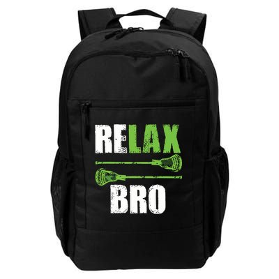 Relax Bro Lacrosse Sports Team Game Backpack
