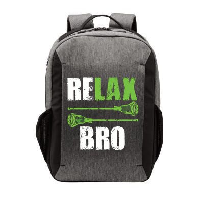 Relax Bro Lacrosse Sports Team Game Vector Backpack