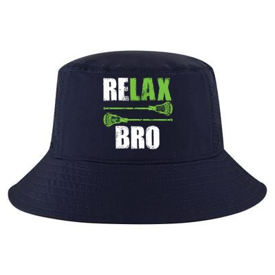 Relax Bro Lacrosse Sports Team Game Cool Comfort Performance Bucket Hat
