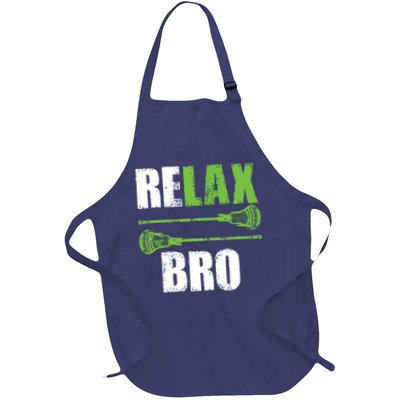 Relax Bro Lacrosse Sports Team Game Apron