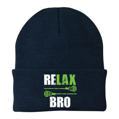 Relax Bro Lacrosse Sports Team Game Beanie