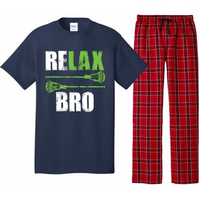 Relax Bro Lacrosse Sports Team Game Pajama Set