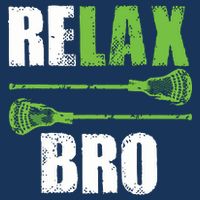Relax Bro Lacrosse Sports Team Game 16 in Basic Backpack