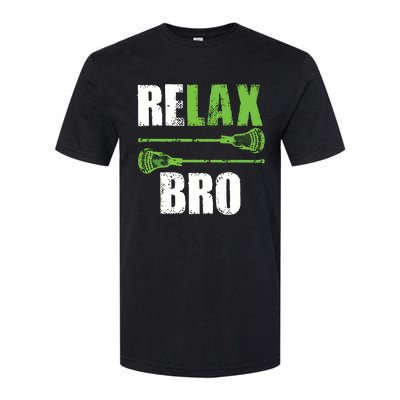 Relax Bro Lacrosse Sports Team Game Softstyle® CVC T-Shirt