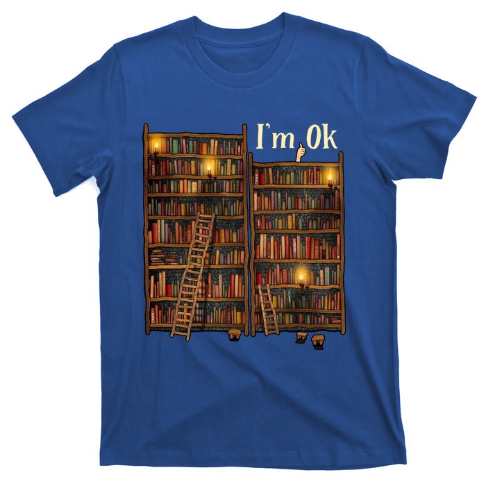 Reading Book Lovers I'm Ok National Book Lovers Day Funny Gift T-Shirt