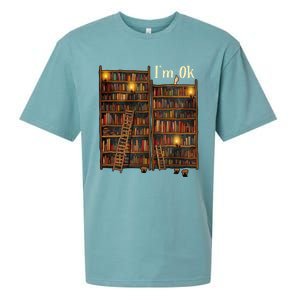 Reading Book Lovers I'm Ok National Book Lovers Day Funny Gift Sueded Cloud Jersey T-Shirt