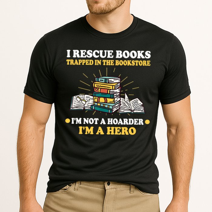 Reading Books Library Student Teacher Book Store Cooling Performance Crew T-Shirt