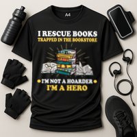 Reading Books Library Student Teacher Book Store Cooling Performance Crew T-Shirt