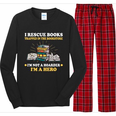 Reading Books Library Student Teacher Book Store Long Sleeve Pajama Set