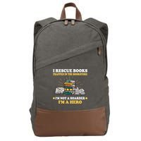 Reading Books Library Student Teacher Book Store Cotton Canvas Backpack