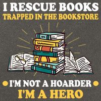 Reading Books Library Student Teacher Book Store Cotton Canvas Backpack