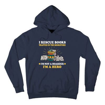 Reading Books Library Student Teacher Book Store Tall Hoodie