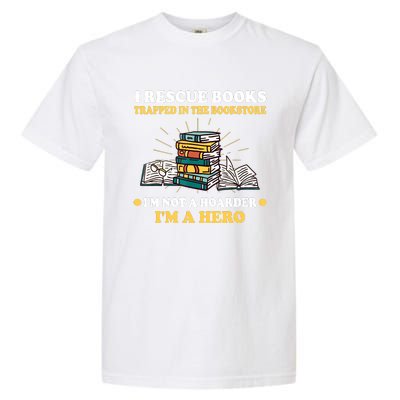 Reading Books Library Student Teacher Book Store Garment-Dyed Heavyweight T-Shirt