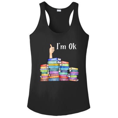 Reading Book Lovers I'm Ok National Book Lovers Day Gift Ladies PosiCharge Competitor Racerback Tank