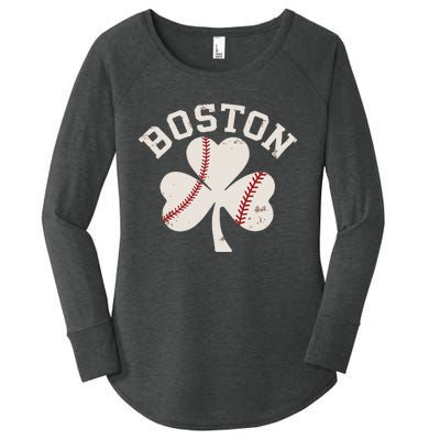 Retro Boston Lover Women's Perfect Tri Tunic Long Sleeve Shirt