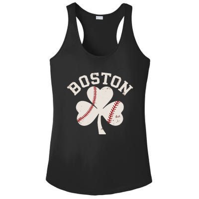 Retro Boston Lover Ladies PosiCharge Competitor Racerback Tank