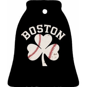 Retro Boston Lover Ceramic Bell Ornament