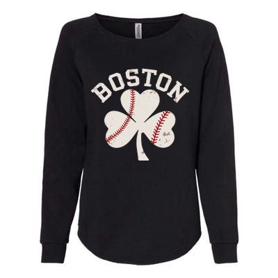 Retro Boston Lover Womens California Wash Sweatshirt