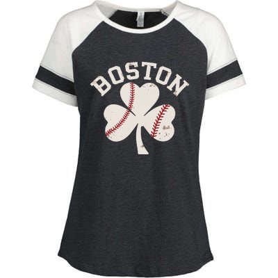 Retro Boston Lover Enza Ladies Jersey Colorblock Tee