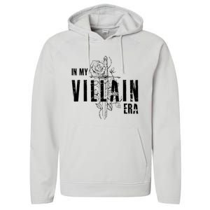 Reading Book Lover Bookish Villain Lover In My Villain Era Performance Fleece Hoodie