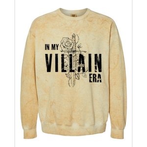 Reading Book Lover Bookish Villain Lover In My Villain Era Colorblast Crewneck Sweatshirt