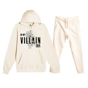 Reading Book Lover Bookish Villain Lover In My Villain Era Premium Hooded Sweatsuit Set