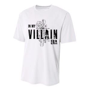 Reading Book Lover Bookish Villain Lover In My Villain Era Performance Sprint T-Shirt