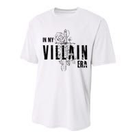 Reading Book Lover Bookish Villain Lover In My Villain Era Performance Sprint T-Shirt