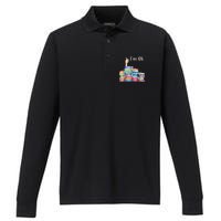 Reading Book Lovers I'm Ok National Book Lovers Day TShirt Performance Long Sleeve Polo