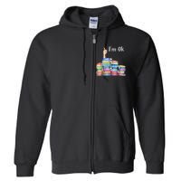 Reading Book Lovers I'm Ok National Book Lovers Day TShirt Full Zip Hoodie