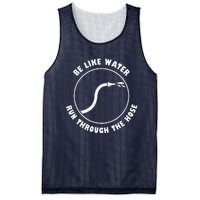 Retro Be Like Water Run Through The Hose Funny Mesh Reversible Basketball Jersey Tank