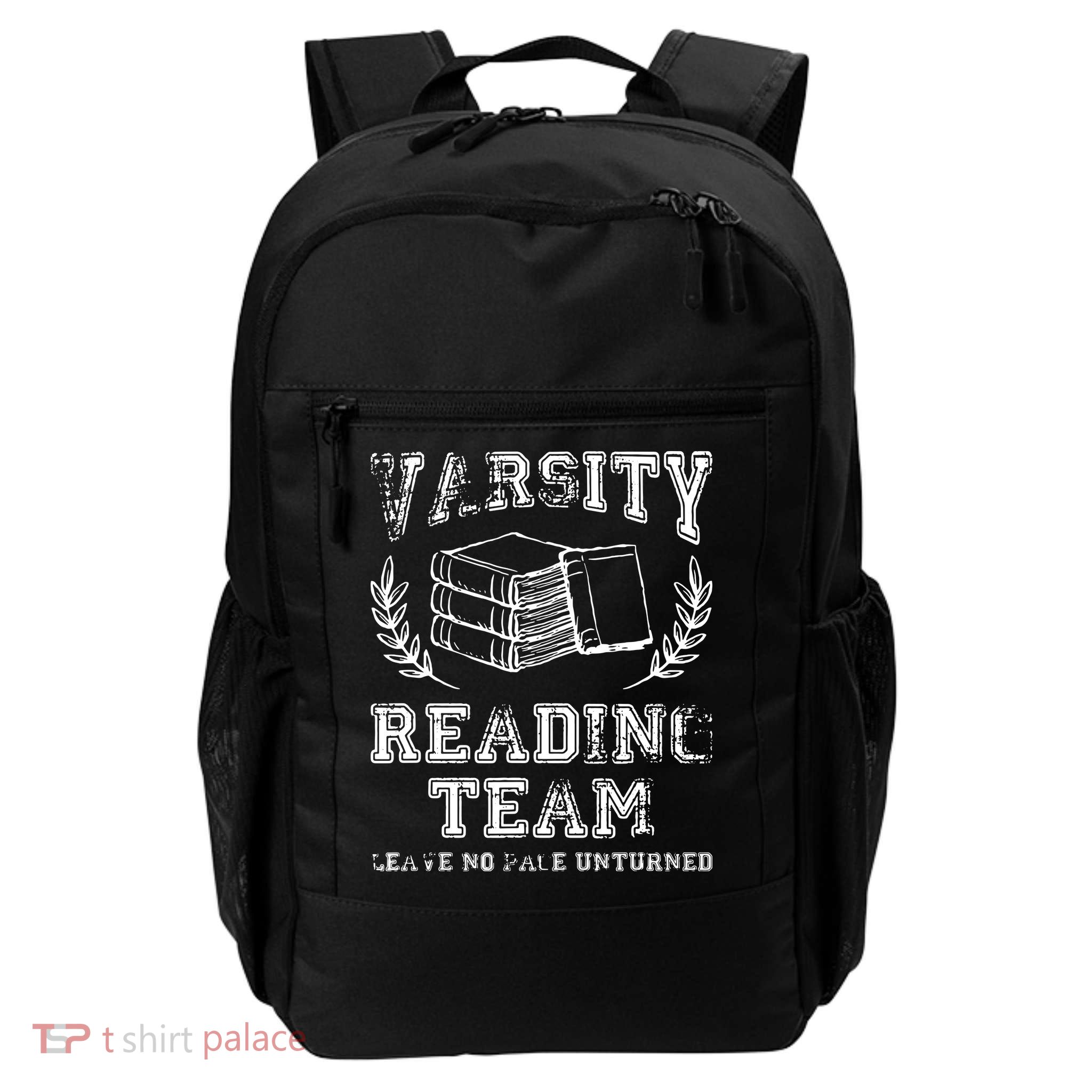 Reader Book Lover Gift Varsity Reading Team Daily Commute Backpack