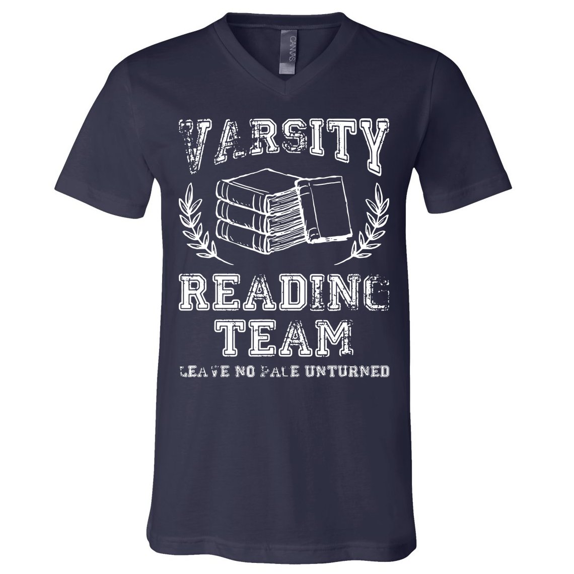 Reader Book Lover Gift Varsity Reading Team V-Neck T-Shirt