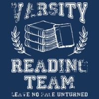 Reader Book Lover Gift Varsity Reading Team Drawstring Bag