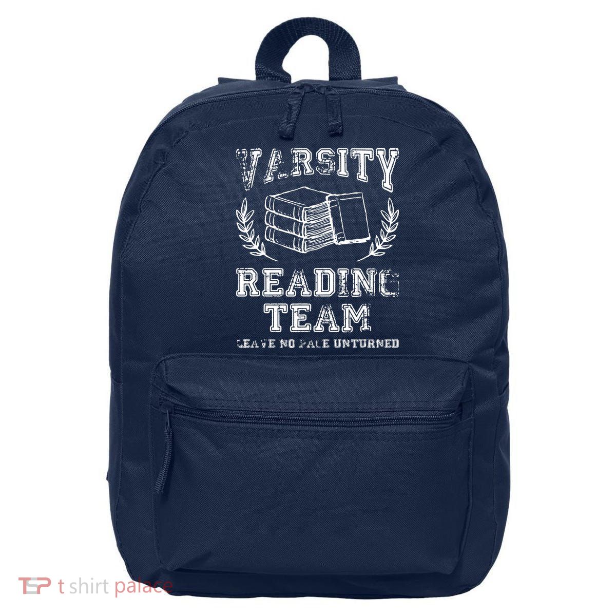Reader Book Lover Gift Varsity Reading Team 16 in Basic Backpack
