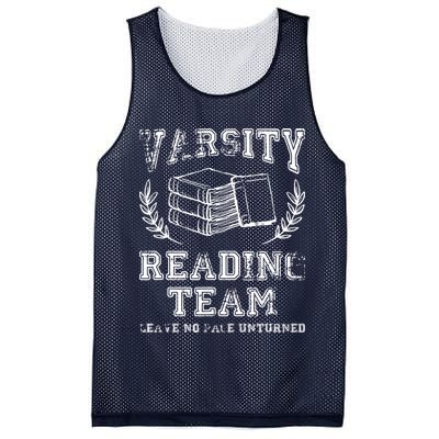 Reader Book Lover Gift Varsity Reading Team Mesh Reversible Basketball Jersey Tank