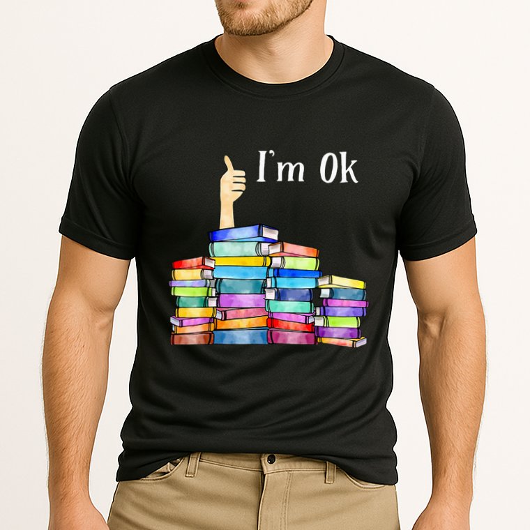 Reading Book Lovers IM Ok National Book Cooling Performance Crew T-Shirt
