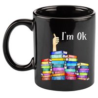 Reading Book Lovers IM Ok National Book 11oz C Handle Ceramic Mug