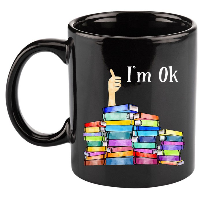 Reading Book Lovers IM Ok National Book 11oz C Handle Ceramic Mug