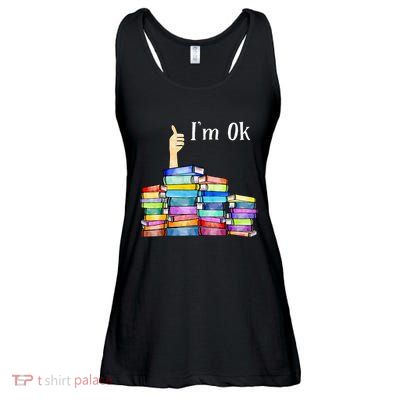 Reading Book Lovers IM Ok National Book Ladies Essential Flowy Tank