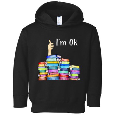 Reading Book Lovers IM Ok National Book Toddler Hoodie